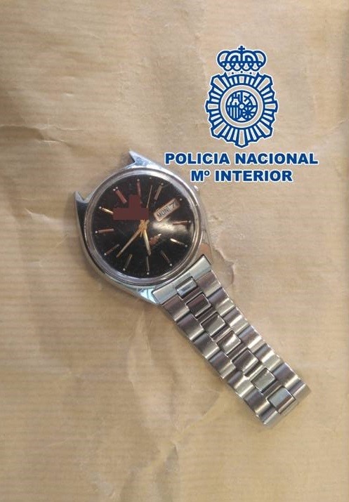 Localizado y detenido gracias al reloj que perdió en un atraco