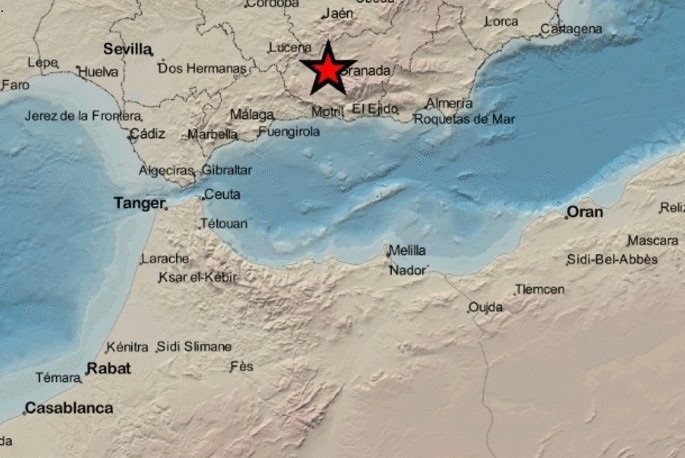 Registrado en Atarfe un terremoto de magnitud 2,6 grados