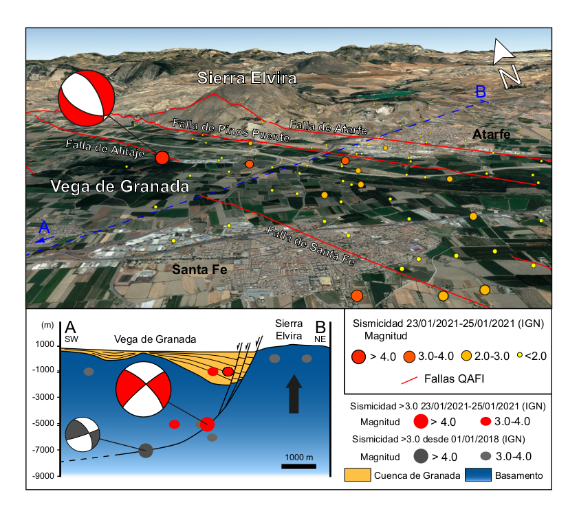 El 112 ha coordinado ya casi un millar de avisos por los terremotos de Granada