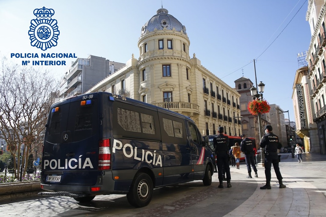 En enero la Policía Nacional realizó  50 actuaciones por aglomeraciones en Granada con más de 50 personas propuestas para sanción