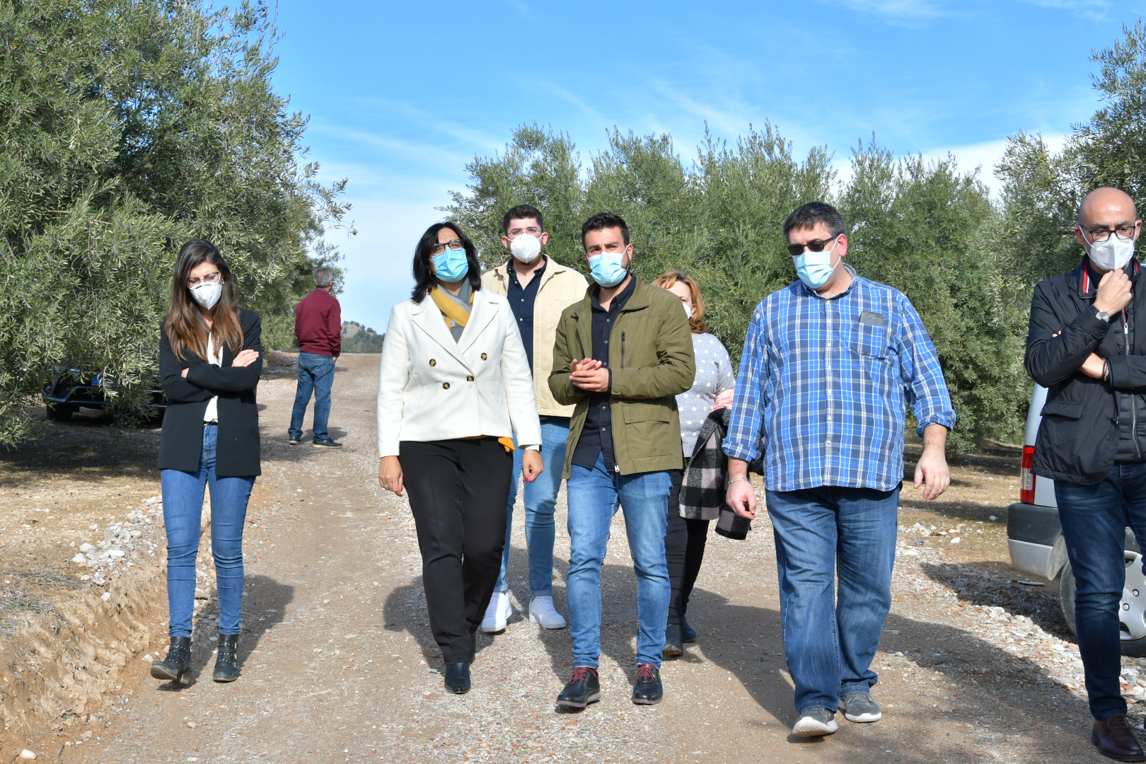 Concluyen las obras de varios caminos rurales en el municipio de Moclín