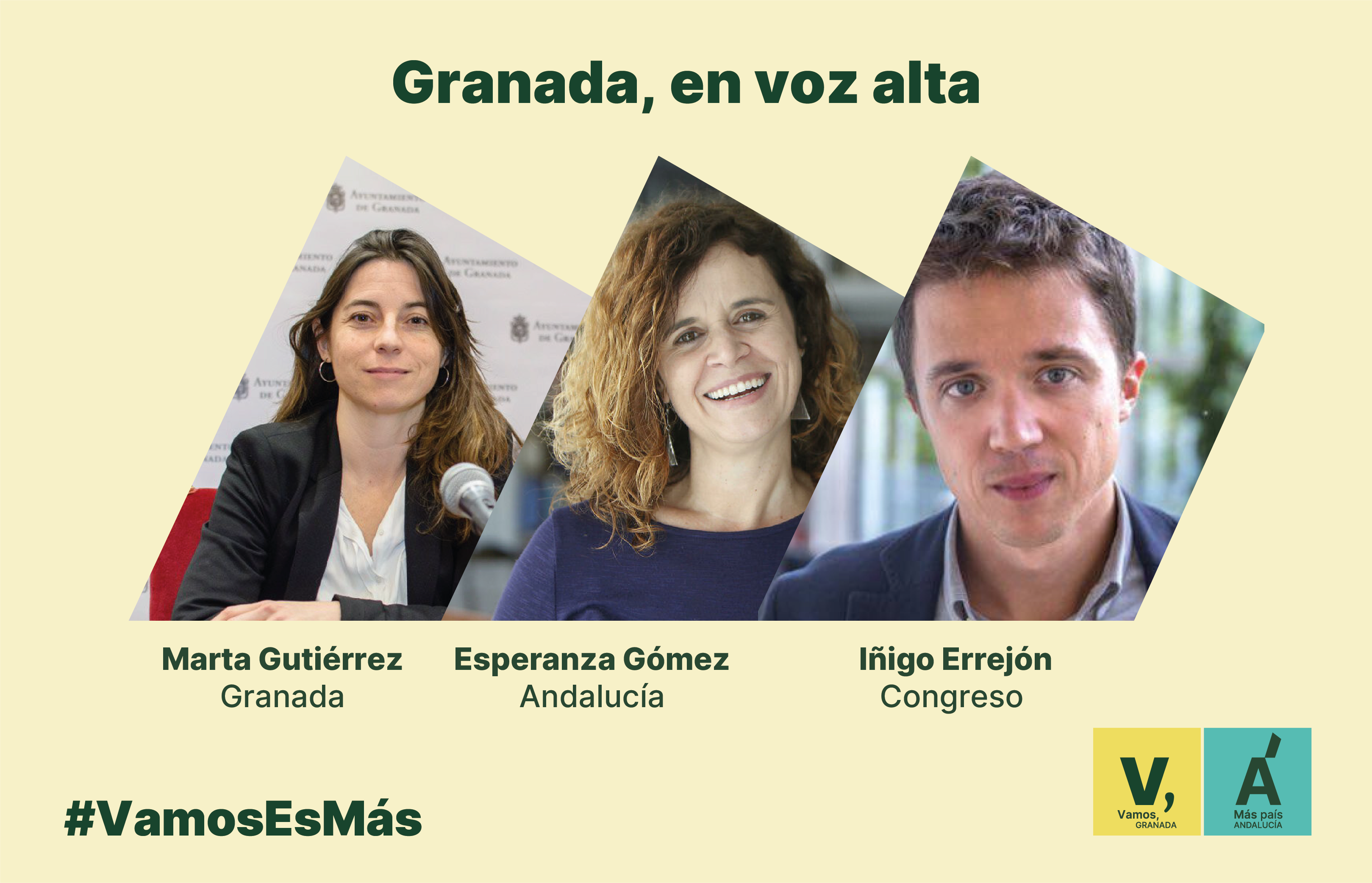 Vamos Granada y Más País Andalucía unen sus fuerzas en la capital