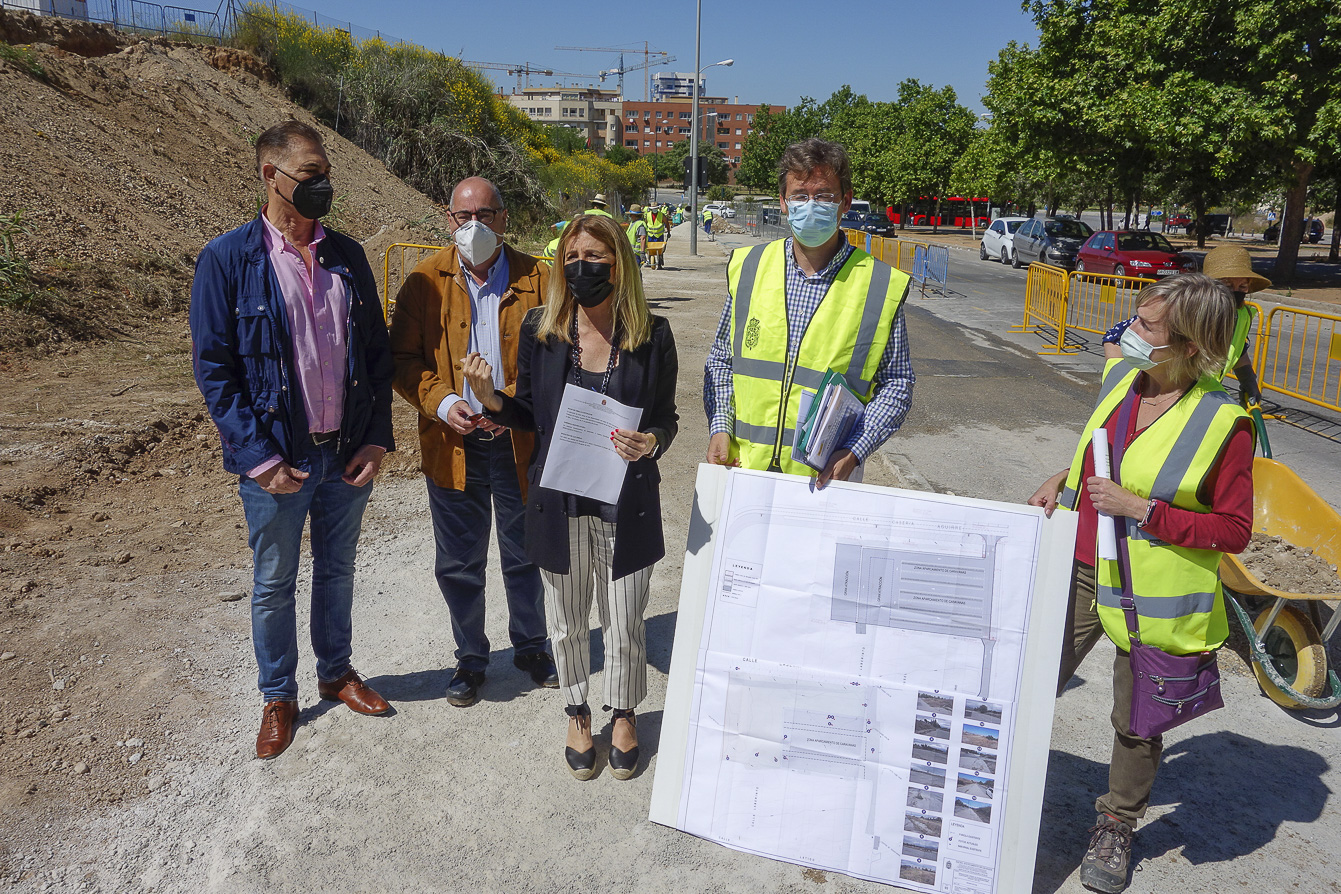 Realizan obras de mejora en el recinto ferial a cargo de los fondos del PFEA