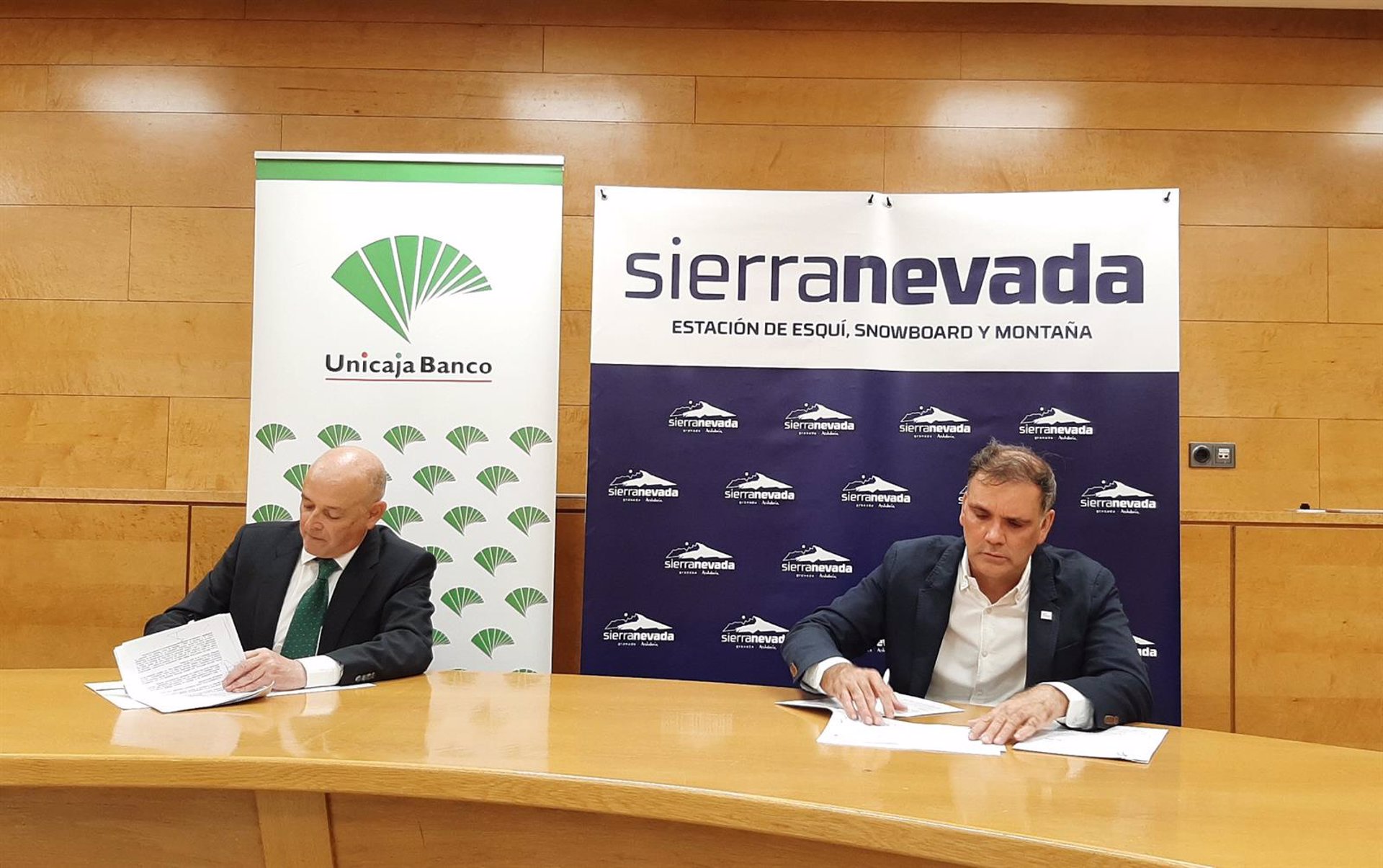 Unicaja Banco reafirma su apoyo como patrocinador oficial de la estación de esquí y montaña de Sierra Nevada