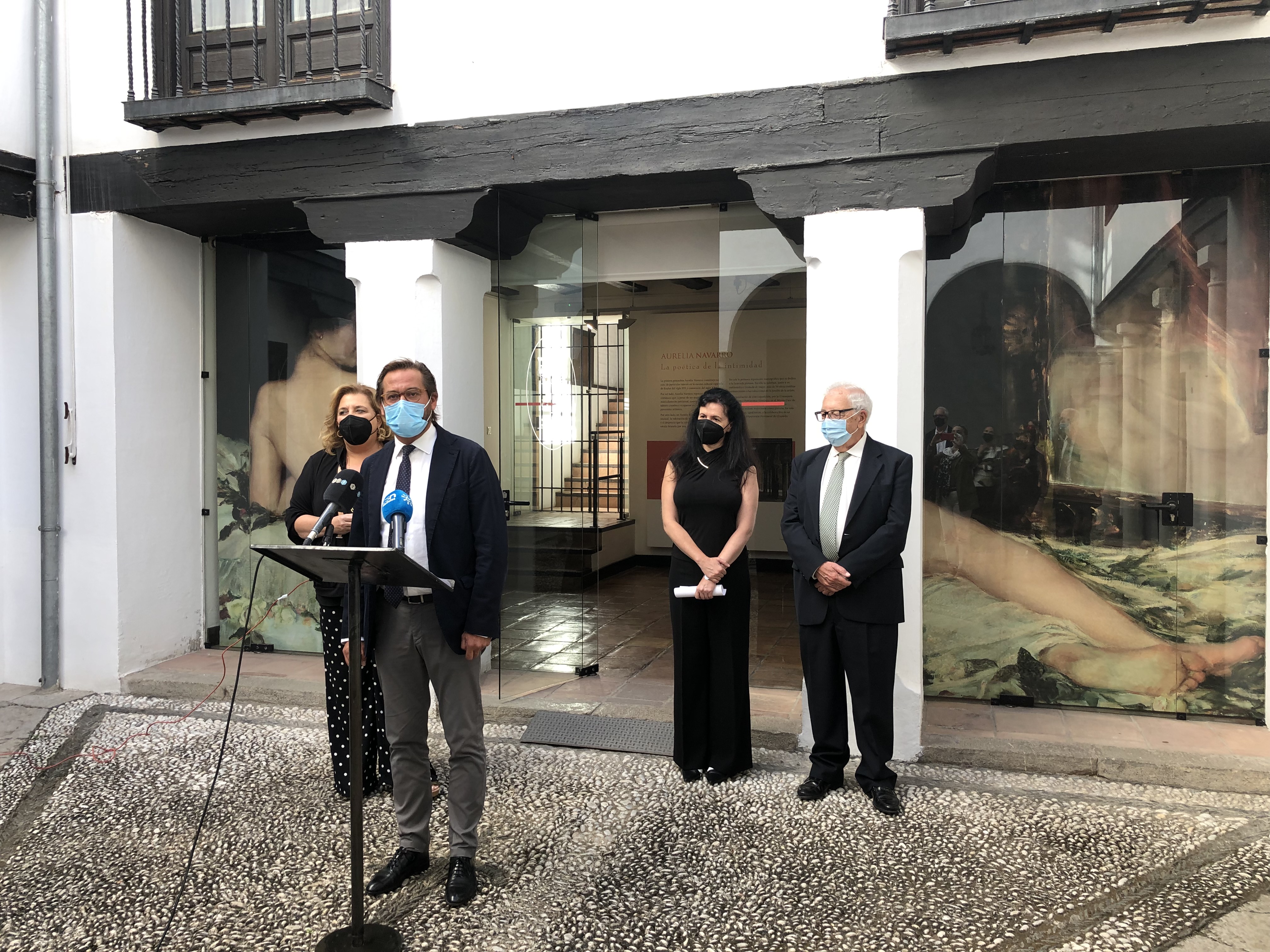 La Consejería de Cultura y Patrimonio Histórico inaugura la primera exposición monográfica dedicada a la figura y la obra de Aurelia Navarro